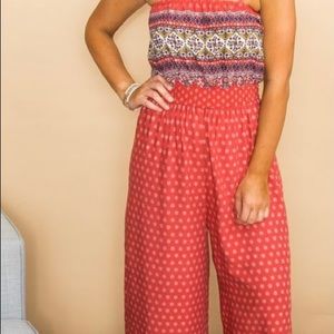 Sleeveless multicolor jumpsuit